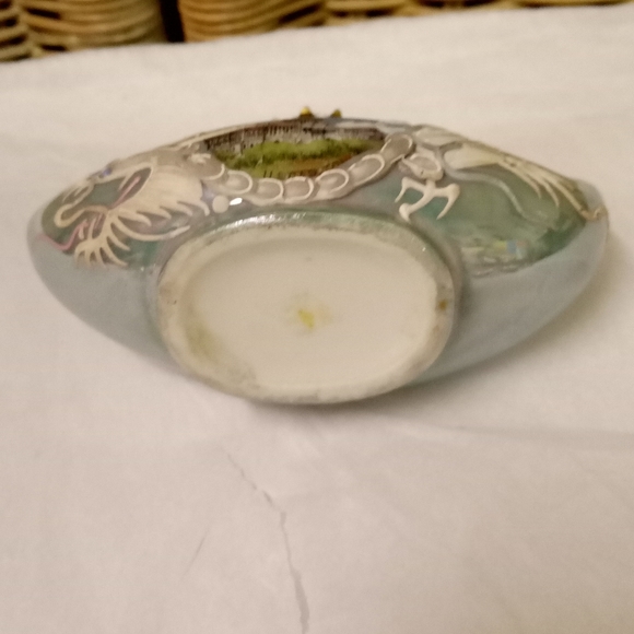 Vintage Washington D.C. Miniature Porcelain Aladdin Hurricane Oil Lamp - Picture 9 of 11